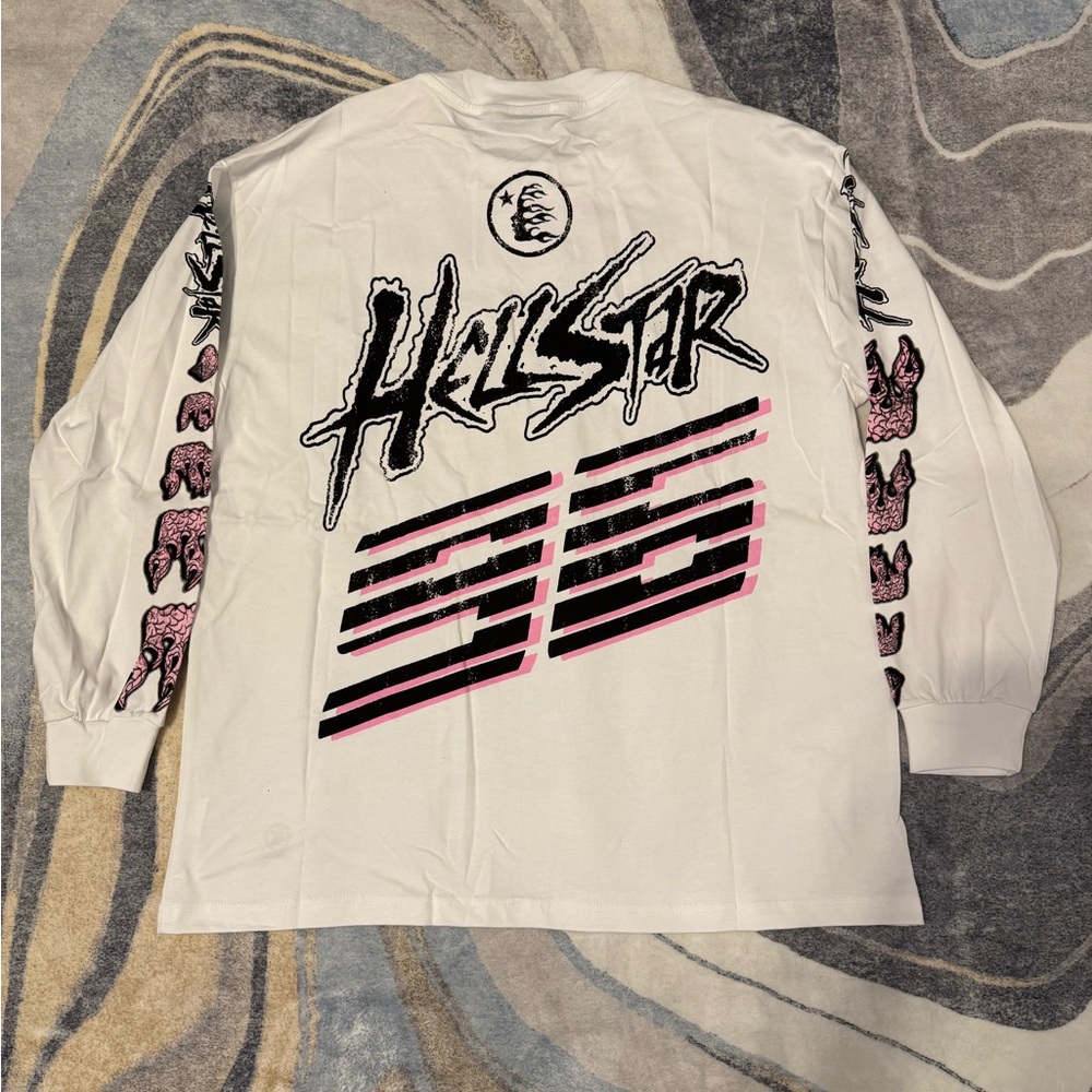 Hellstar 1996 Future Is Hellstar White Longsleeve… - image 3